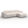 HÖRNSOFFA MARLO - svart/cremefärgad, Modern, trä/textil (263/162cm) - Bessagi Home