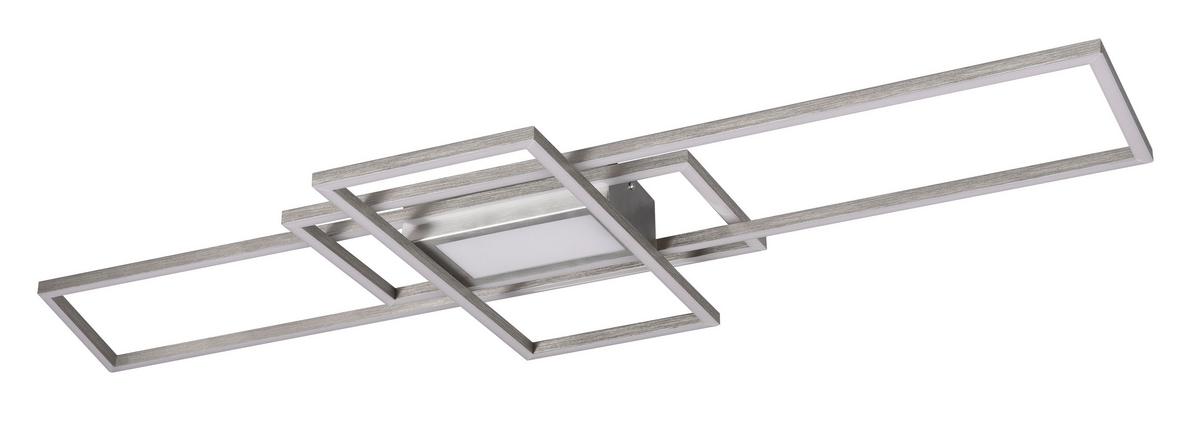 LAMPA SUFITOWA LED X62061107 IRVINE *SBN* - kolor niklowy, Design, metal (105/42/6,5cm) - Novel