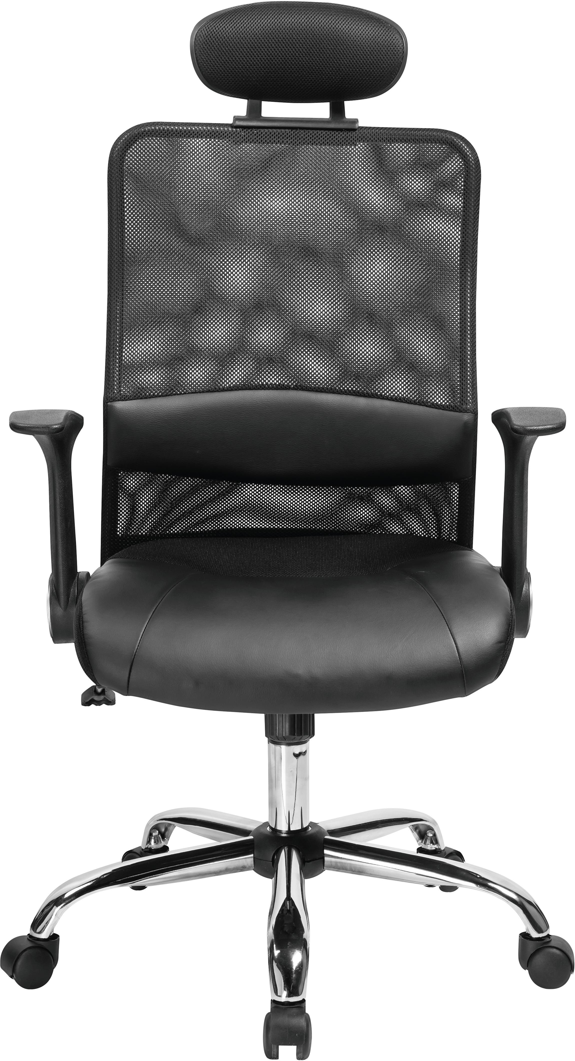 Chefsessel in Schwarz - Schwarz, Modern, Holz/Holzwerkstoff (63,5/112-120/63,5cm) - Mömax