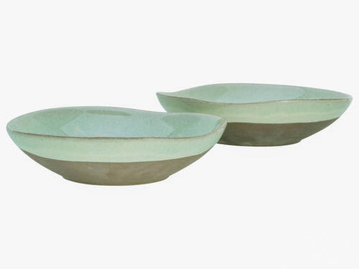 Set Posod Basalt, 2-Delni - žajbljevo zelena, Trend, keramika (22,5cm) - Creatable