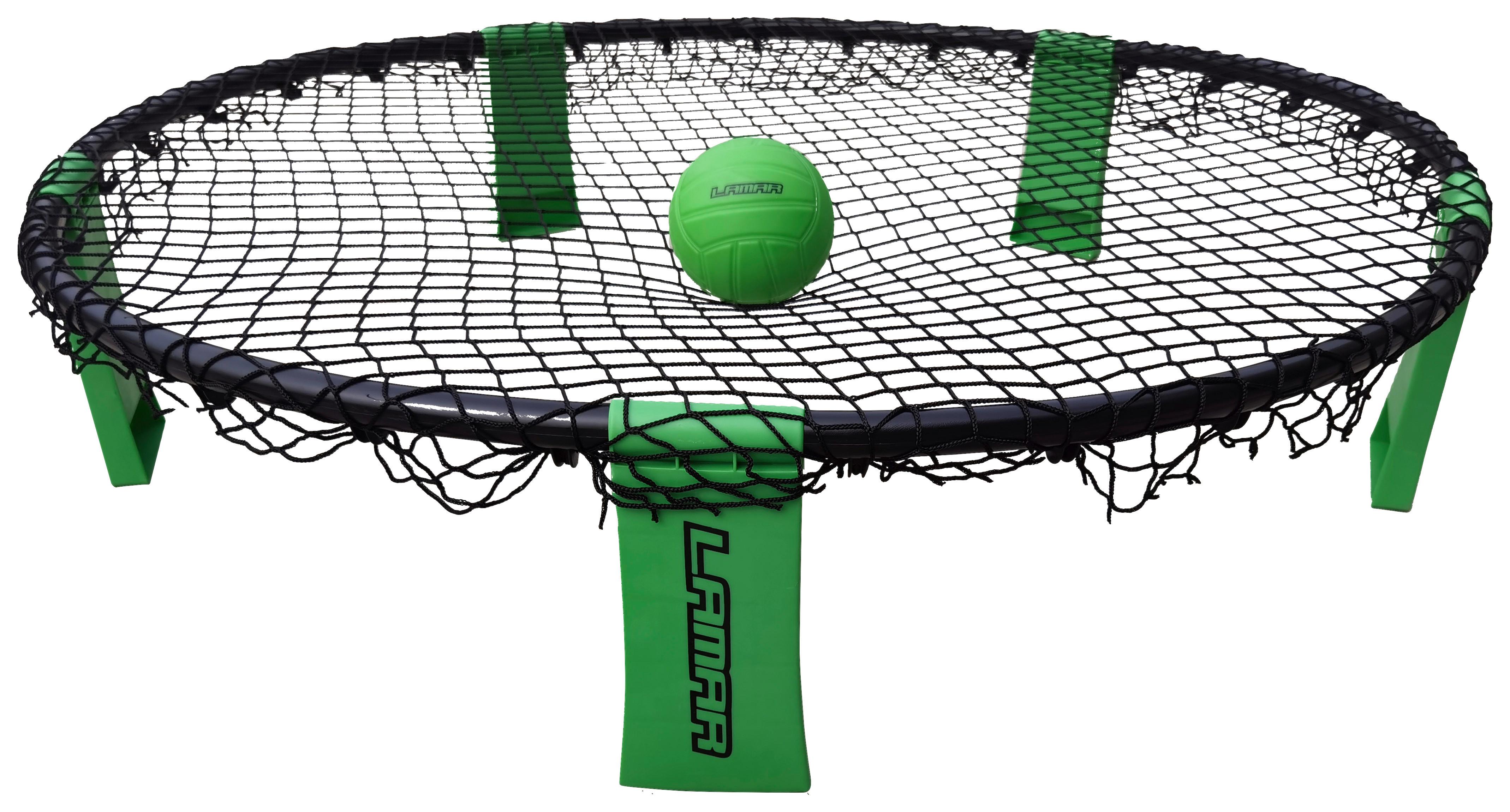 PIŁKA DO SIATKÓWKI PLAŻOWEJ LAMARBALL - jasnozielony/czarny, Konventionell, tworzywo sztuczne (92/20,5cm)