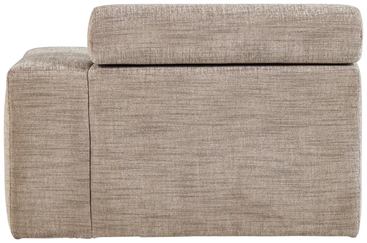 Sofaelement Novi Naturfarben B: 173cm - Schwarz/Naturfarben, Design, Kunststoff/Textil (173/86/109cm) - Livetastic