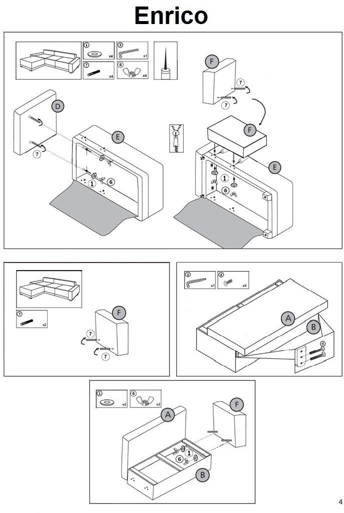 Wohnlandschaft In Grau Weiss Mit Bettfunktion Online Kaufen Momax