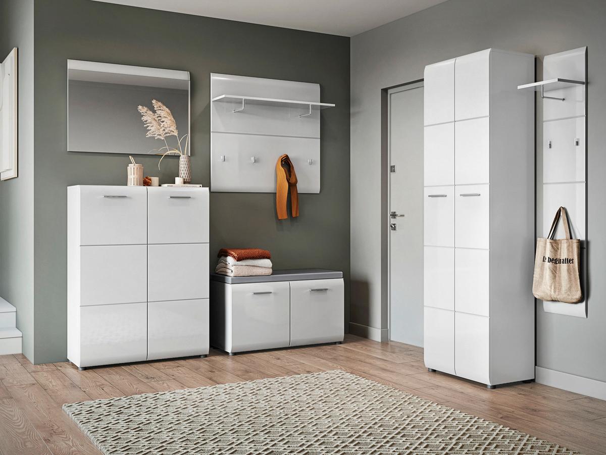 Komoda Merano - crna, Moderno, drvni materijal/plastika (95,9/86/39cm) - Modern Living