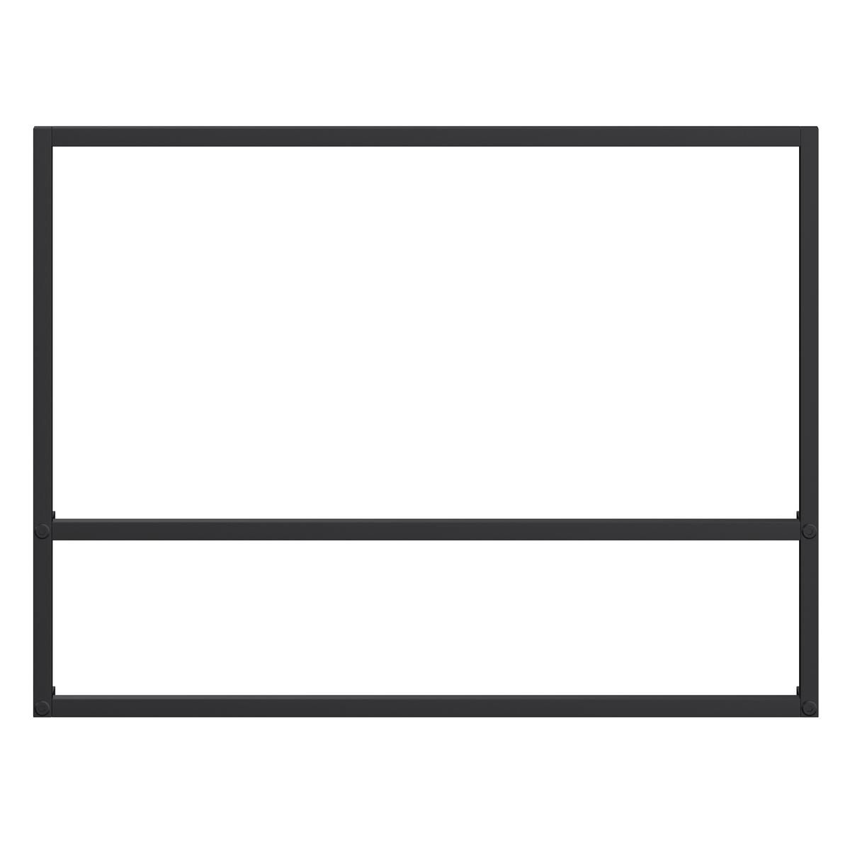 Rahmen Systemstyle Schwarz - Schwarz, MODERN, Metall (60/45/4,5cm) - System Style