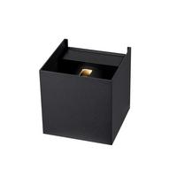 KINKIET LED ATLAS *SBN* - czarny, Basics, tworzywo sztuczne/metal (10/10/10cm) - Novel