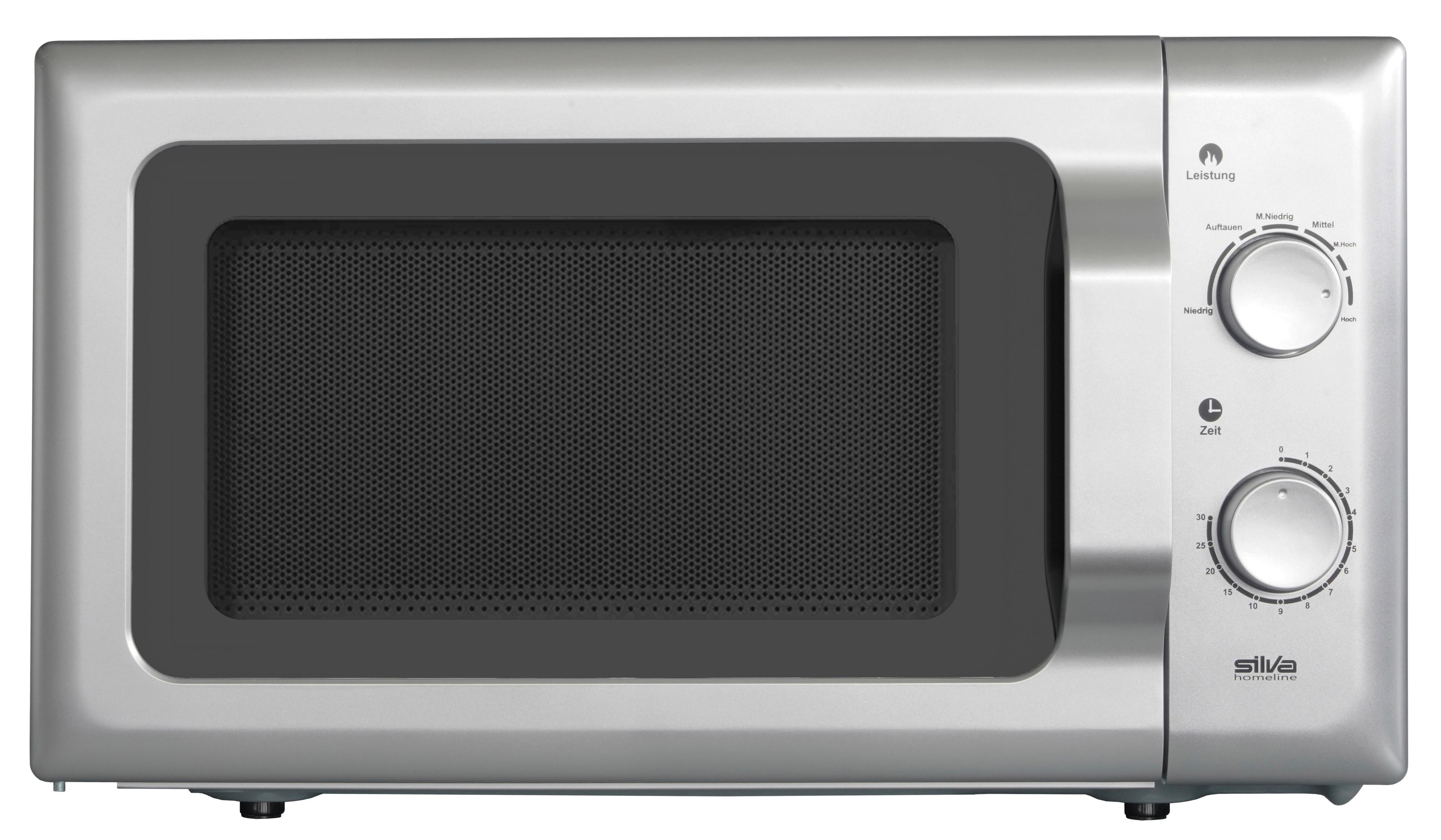 Mikrowelle MWU max. 700 Watt - Silberfarben (45/26/35cm)