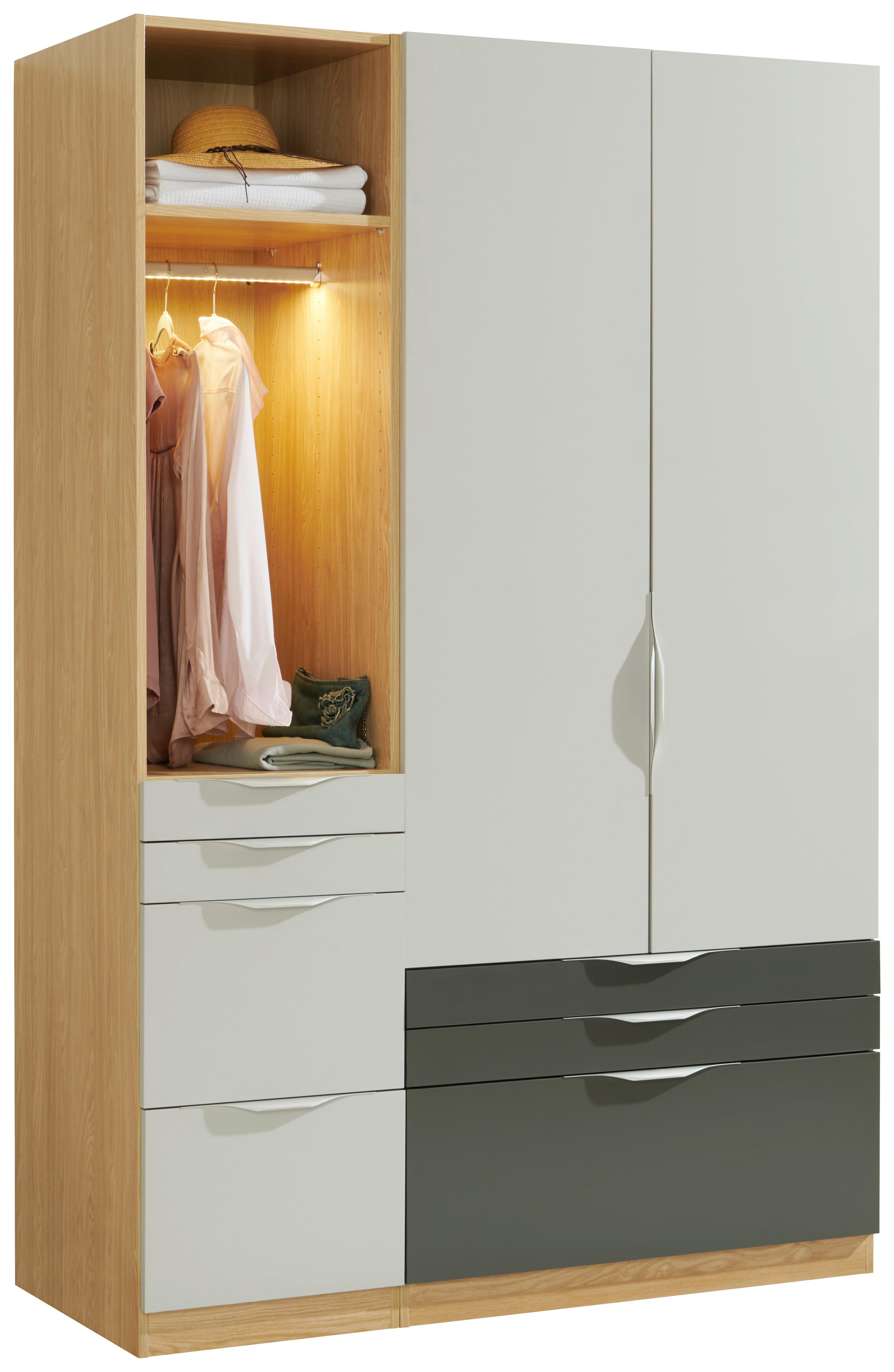 Set Ladica Unit - antracit, Moderno, drvni materijal (91/50,3/47cm) - Based