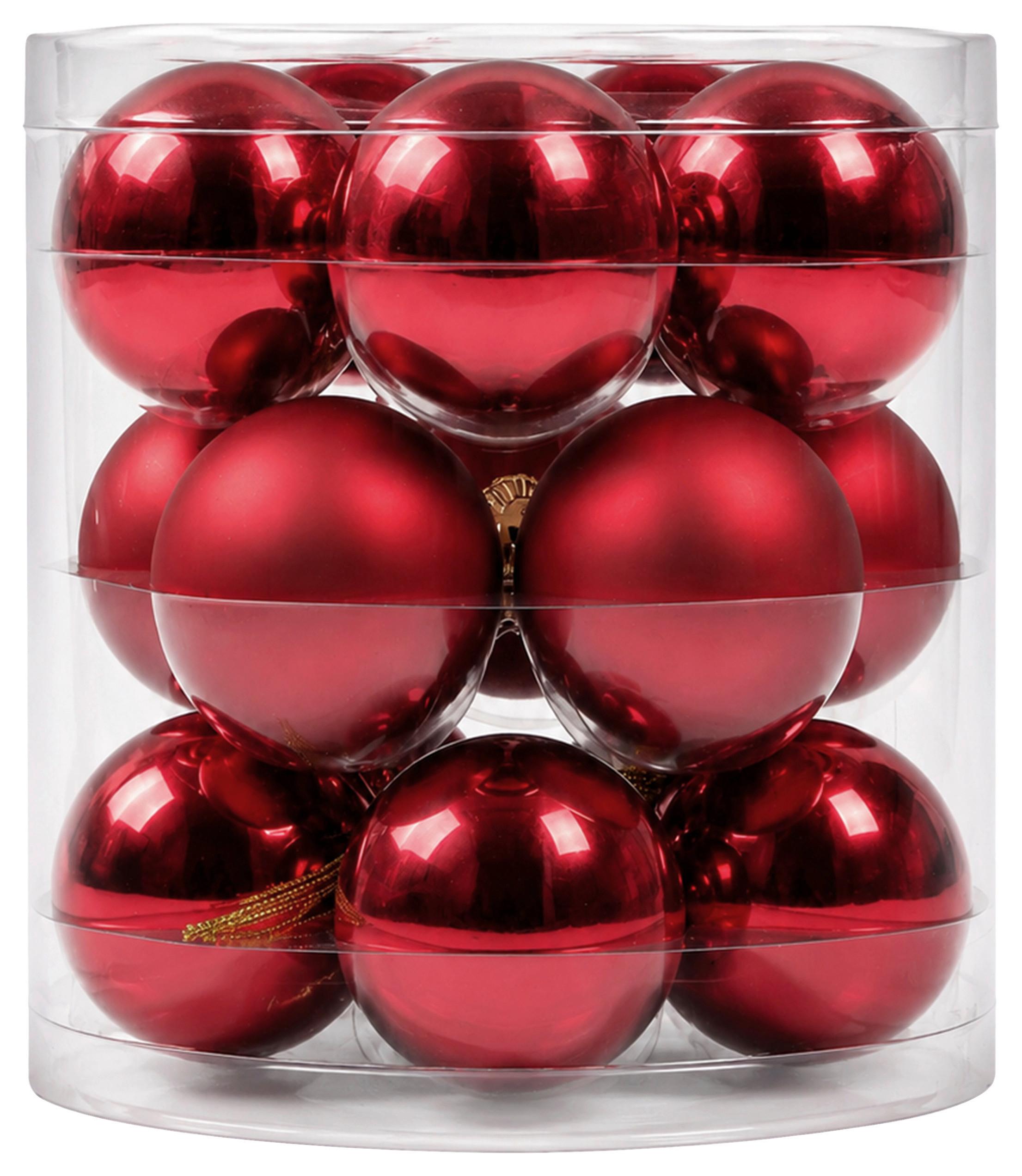Staklena Kugla Za Jelku Set 15/1 , Noel - (6cm) - Mömax