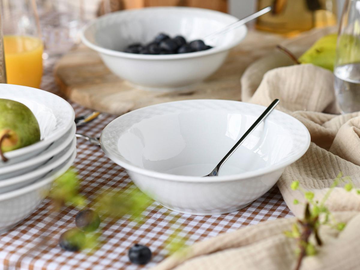 Set Skodelic Za Kosmiče Polo, 6-Delni - bela, Basics, keramika (17,5cm) - Creatable