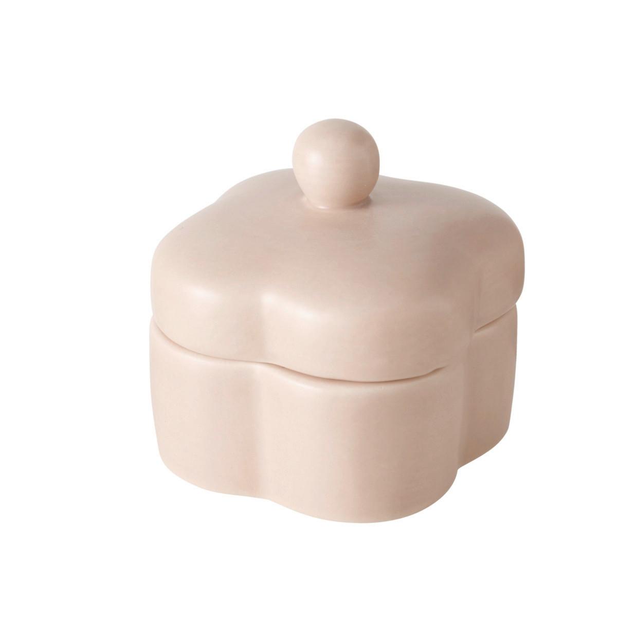 Dekor Doboz Splendy I - bézs, Modern, üveg/kerámia (8/9/8cm) - Modern Living