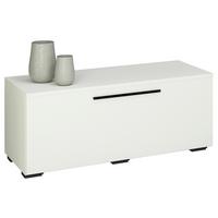 Nizka Omarica Arila, Bela - črna/bela, Moderno, kovina/umetna masa (95/39/40cm) - MID.YOU