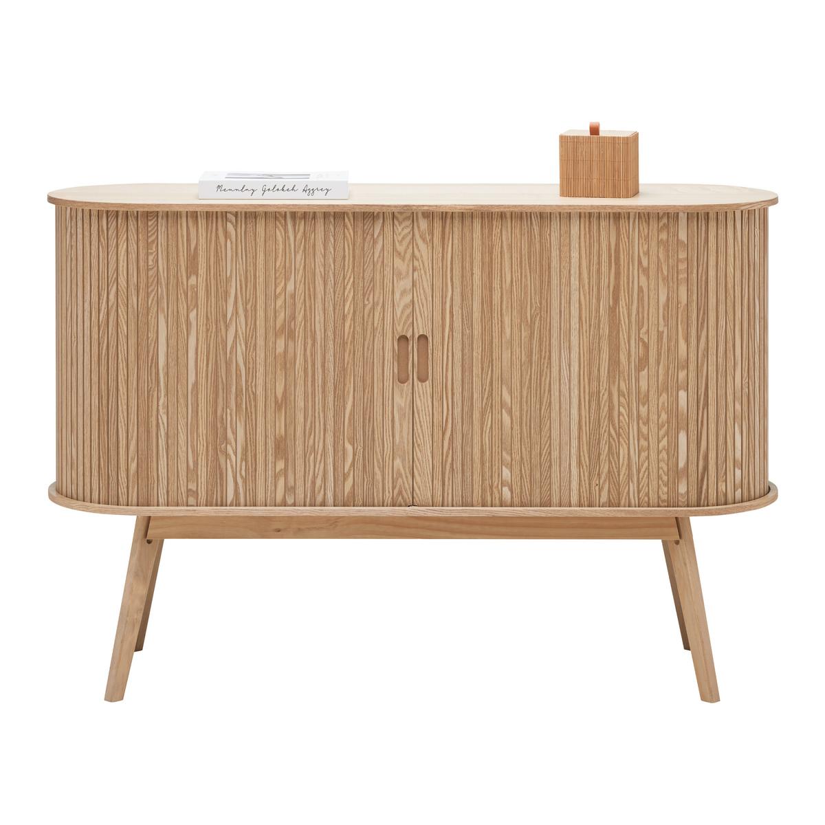 Komód Skandy - natúr színű, Modern, faalapú anyag/fa (120/80/35cm) - Premium Living