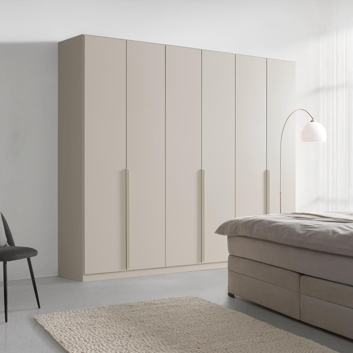 Drehtürenschrank Briona Champagnerfarben - Champagner, KONVENTIONELL, Holzwerkstoff/Metall (271/229/54cm) - Premium Living