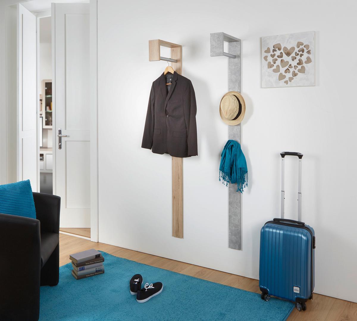 Garderobni Panel Senex - boje hrasta, Moderno, drvo (10/170/33cm) - Modern Living