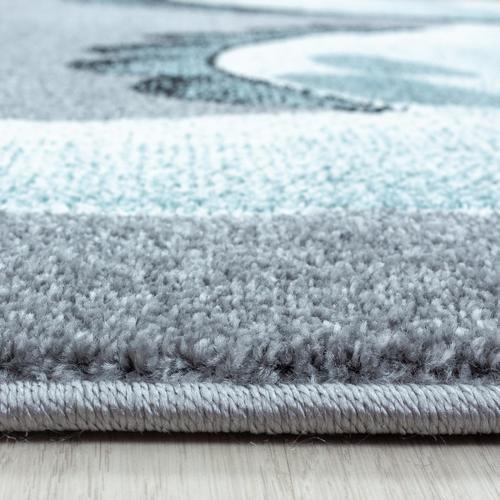 Kinderteppich Bambi Blau Ø ca. 160cm - Blau, Trend, Textil (160cm) - Ben'n'jen