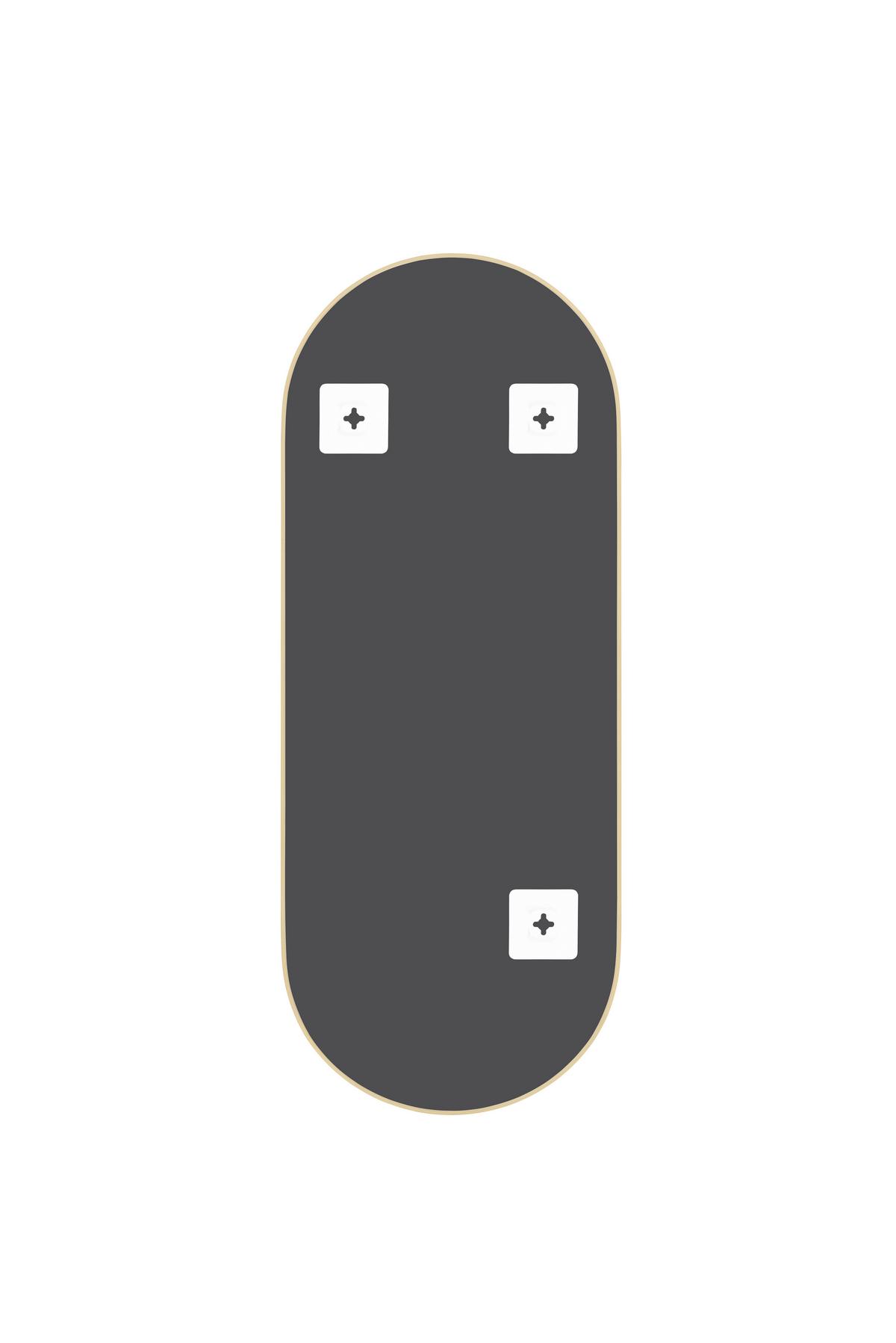 LUSTRO ŚCIENNE JOSEPHINE 81630179 - kolor złoty, Trend, metal/szkło (30/70/1cm)