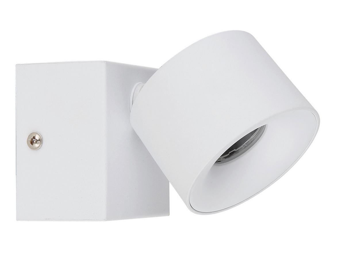 LED-STRAHLER 56961-1W RAE - Weiss/Transparent, Basics, Kunststoff/Metall (7.2/9.5cm) - Globo