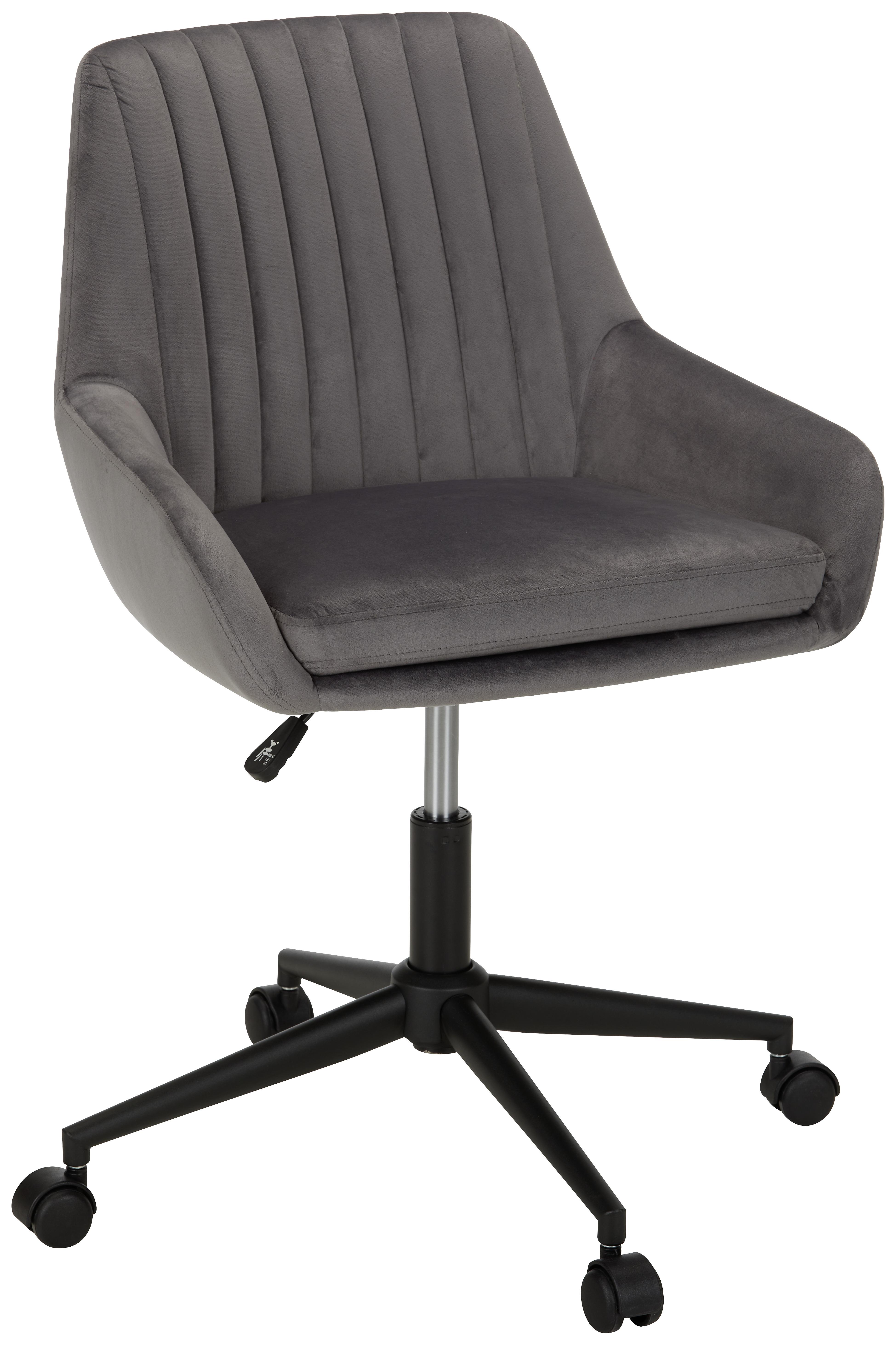 Vrtljivi Stol Chilly, Siva - siva/črna, Moderno, kovina/umetna masa (60/82,5-92/60cm) - Modern Living