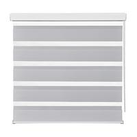 Doppelrollo Thomas in Grau ca. 90x210cm - Grau, Kunststoff/Textil (90/210cm) - Premium Living