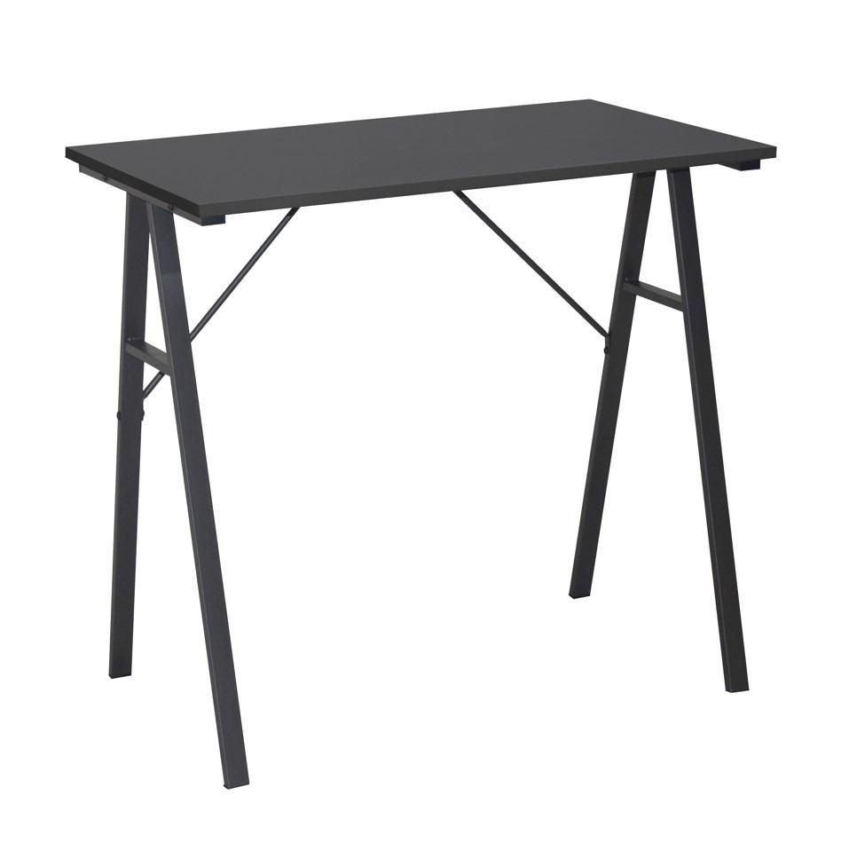 Gaming Miza Jerry Temno Siva Barva - temno siva, Konvencionalno, kovina/leseni material (80/50/74cm) - Mömax