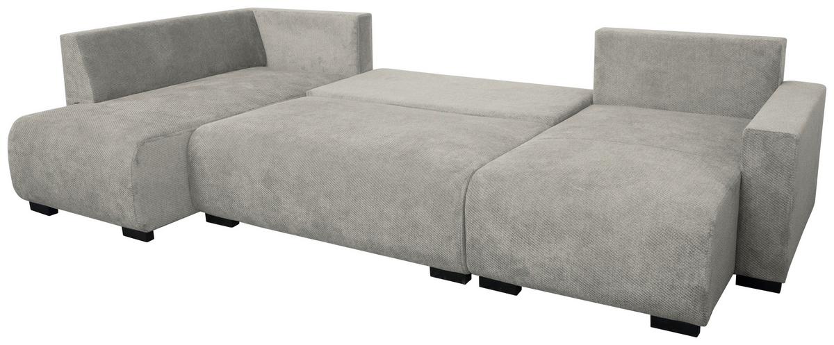 Canapea modulara VERONICE - albastru/gri deschis, Trend, textil (171/313/141cm) - Modern Living