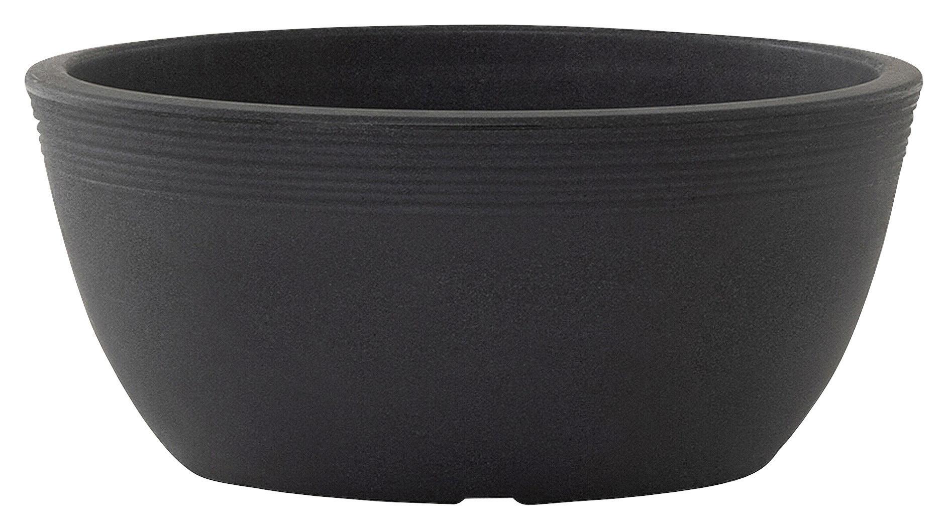 Pflanzentopf Malaga Anthrazit - Anthrazit, Basics, Kunststoff (48/22cm) - Siena Garden