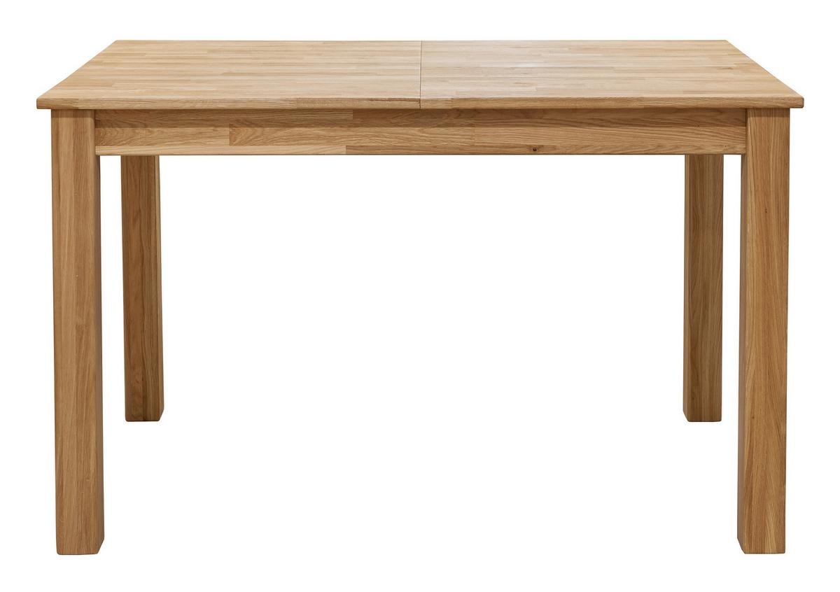 Kihúzható Asztal Gerhard - tölgyfa színű, Modern, fa (125-165/76/80cm)