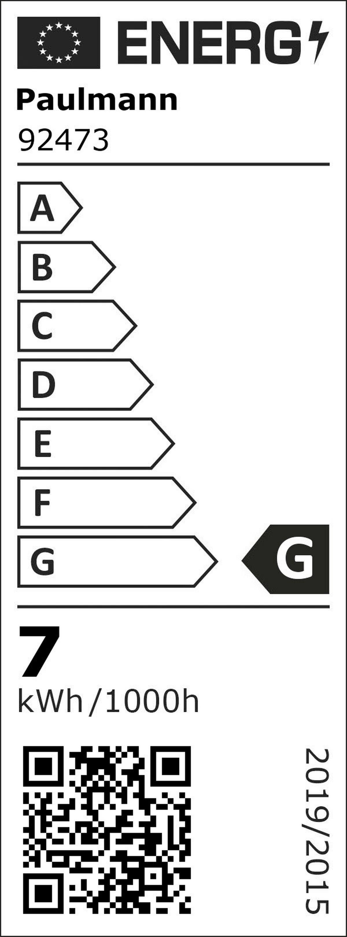 LED-Leuchtmittel 92473 3er Set max. 6 Watt - Weiß, Basics, Kunststoff (5/3cm) - Paulmann
