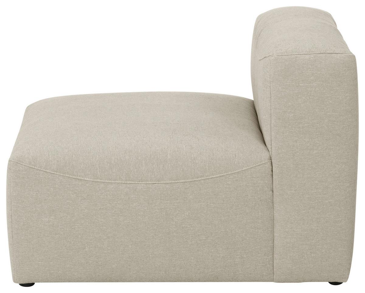 SOFAELEMENT LENA - Creme, Design, Kunststoff/Textil (75/73/100cm) - Max Winzer
