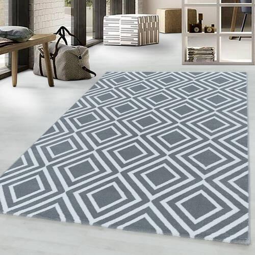 Webteppich Costa Grau ca. 240x340cm - Grau, Design, Textil (240/340cm)