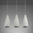 Pendelleuchte Leonardo 3-flammig - Nickelfarben, MODERN, Stein/Metall (54/14/120cm) - Mömax modern living Pendelleuchte Leonardo 3-flammig - Nickelfarben, MODERN, Stein/Metall (54/14/120cm) - Mömax modern living