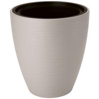 Okrasni Lonček Gubo 30 - svetlo siva, Konvencionalno, umetna masa (29,0/32cm) - Mömax