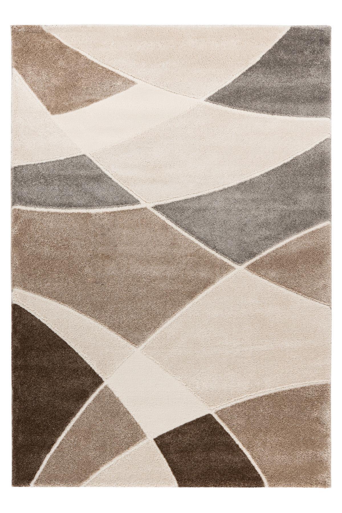 FLACHWEBETEPPICH MY FRISCO 282 - Taupe, Basics, Textil (80/150cm)