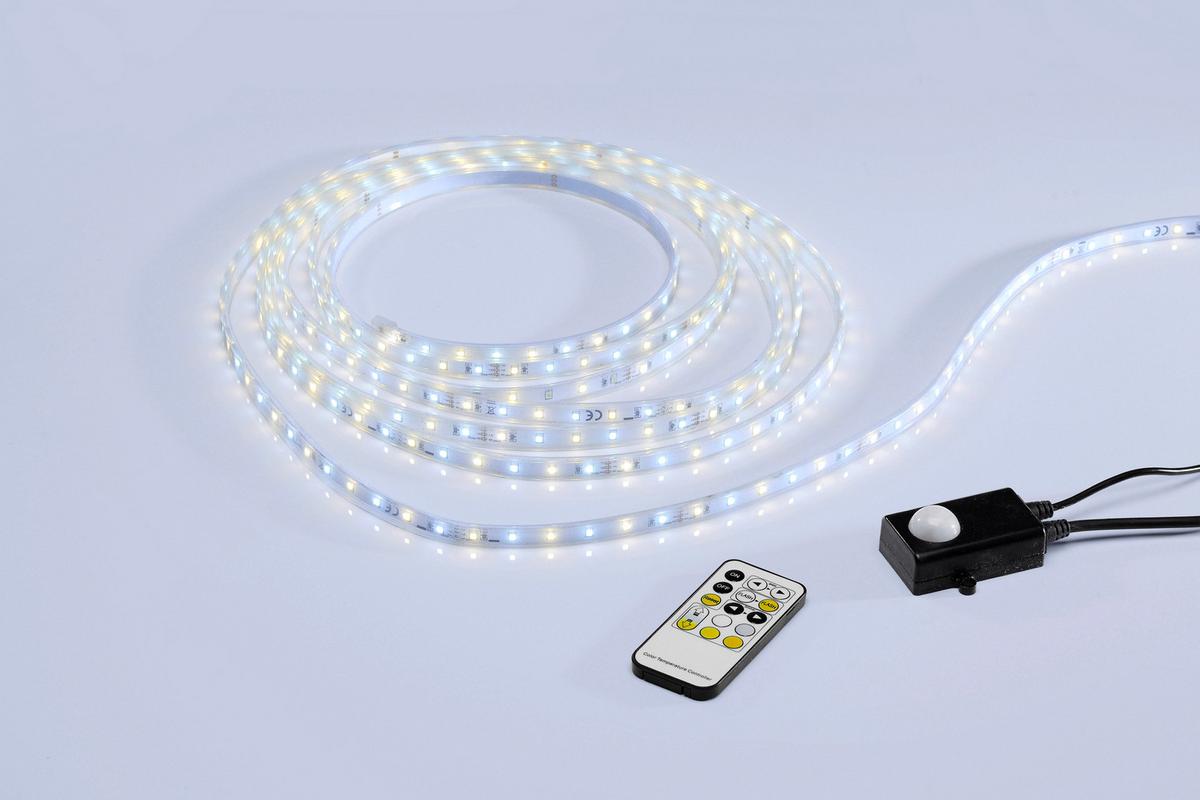 TAŚMA LED 81207-00 TEANIA - biały/przezroczysty, Design, tworzywo sztuczne/metal (500/1,5/0,5cm) - P & B