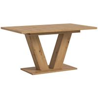 Ausziehtisch Marlon Eiche Artisan ca. 150-190/90/76 cm - Eiche Artisan, Trend, Holzwerkstoff (150-190/90/76cm)