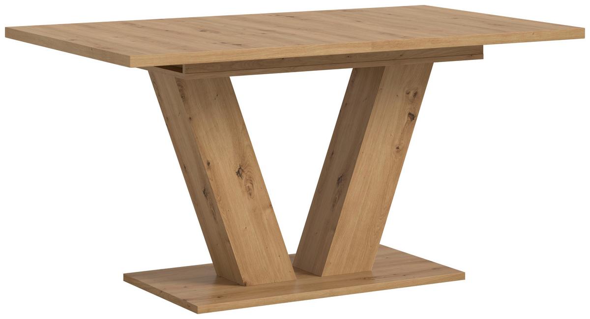 Ausziehtisch Marlon Eiche Artisan ca. 150-190/90/76 cm - Eiche Artisan, Trend, Holzwerkstoff (150-190/90/76cm)