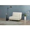 BÄDDFÅTÖLJ NIGHT 100 - beige/svart, Modern, trä/textil (101/81/90cm) - Mömax