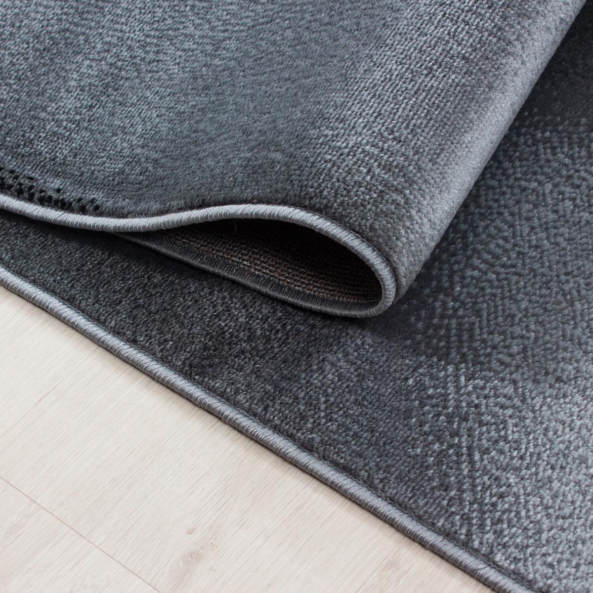 Webteppich Plus Schwarz ca. 240x340cm - Schwarz, Basics, Textil (240/340cm) - Novel