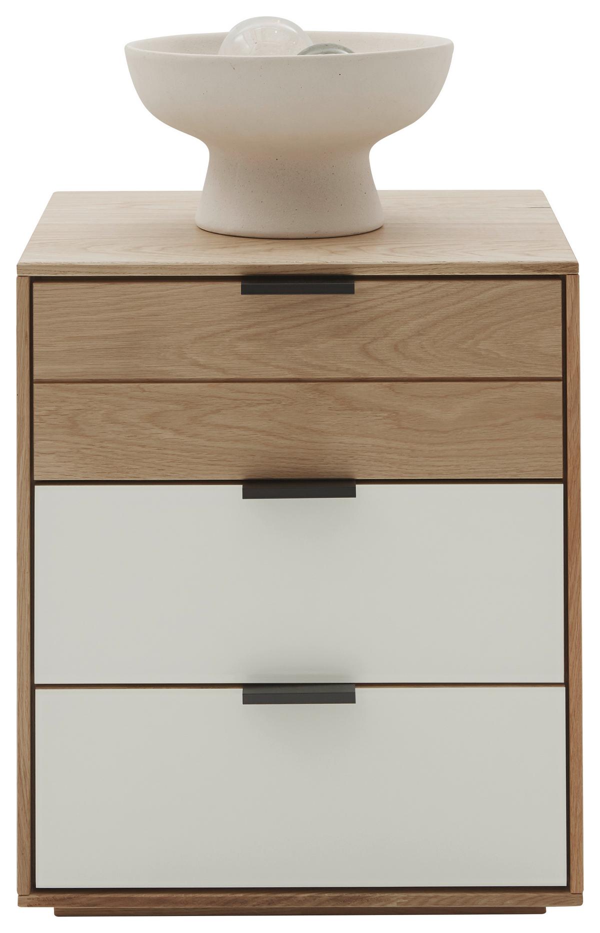 SZAFKA NOCNA MULTIPLEX - kolor dębowy/kaszmir, Natur, metal/drewno (50/58,4/44cm) - Valnatura