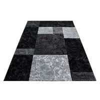 Webteppich Hawaii Schwarz ca. 200x290cm - Schwarz, KONVENTIONELL, Textil (200/290cm) - Novel