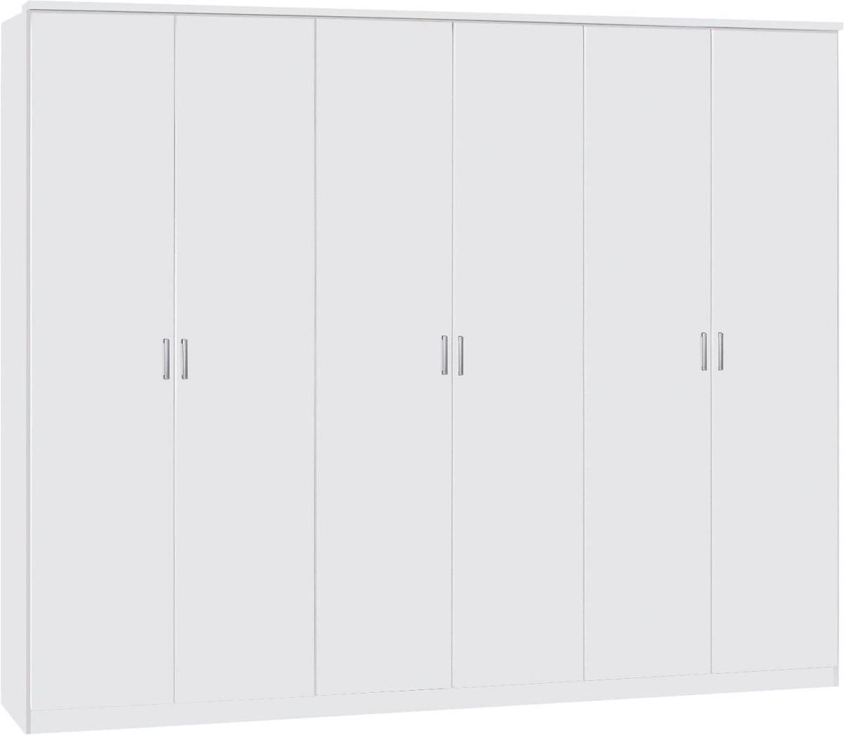 Ormar Za Odjeću Lemgo - bijela/boje hrasta, Konventionell, drvni materijal/drvo (271/212/54cm)