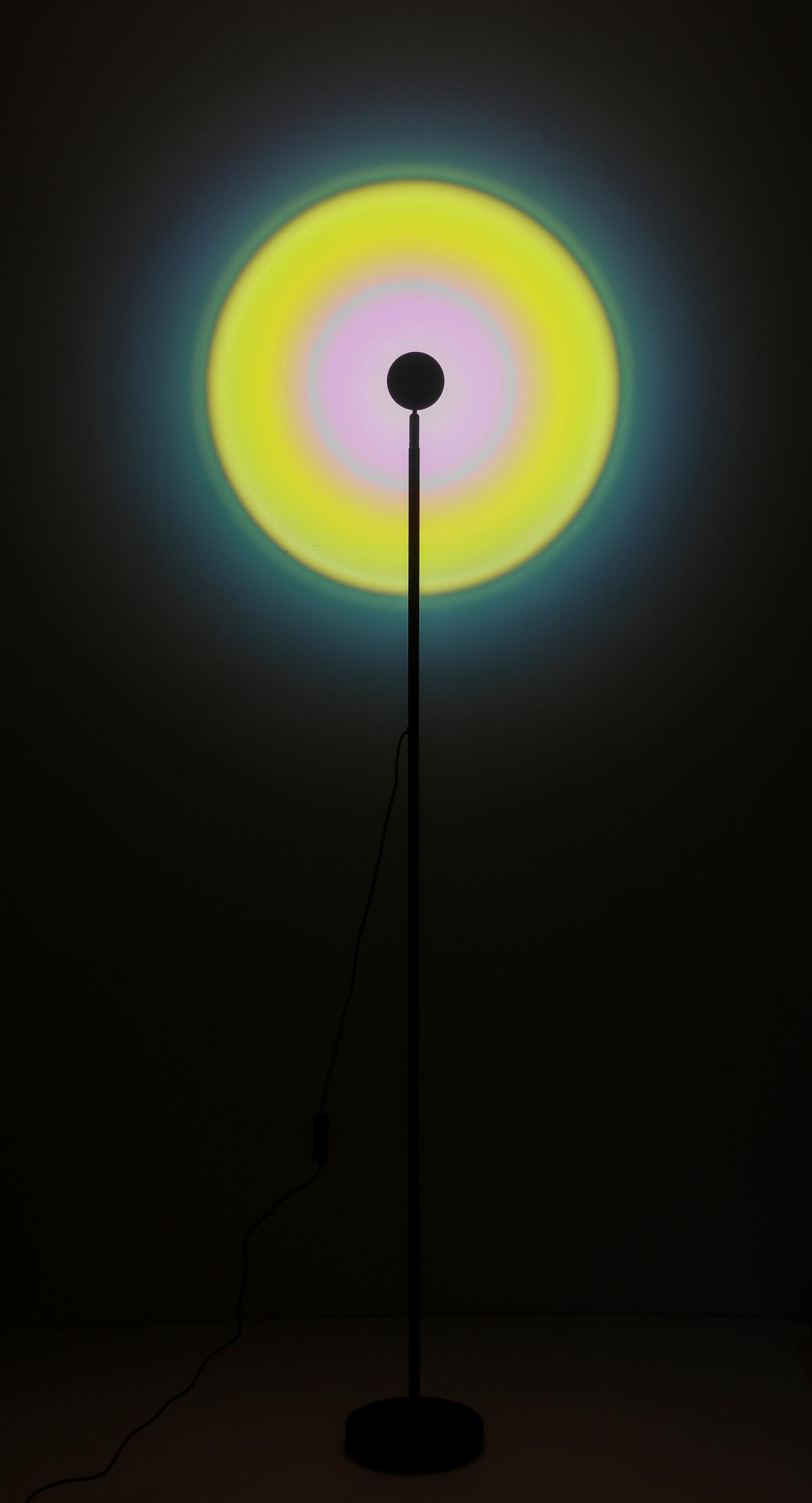 Podna Led Svjetiljka Mavis - crna, Moderno, metal (18/140cm) - Modern Living
