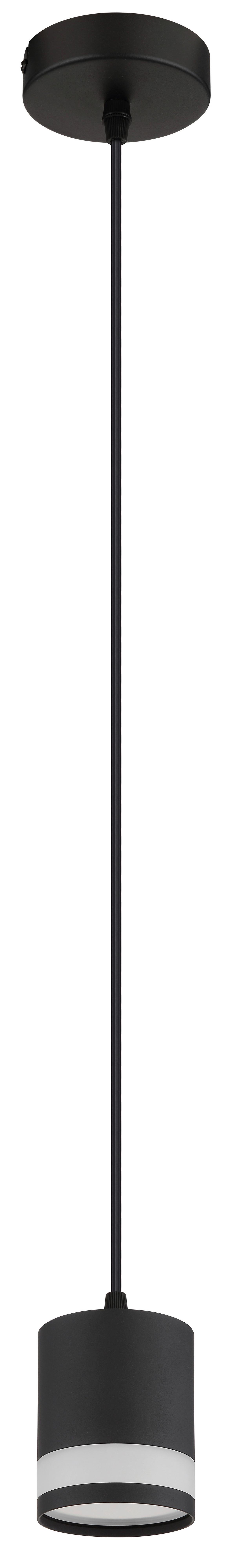 Led Viseća Svjetiljka Lucero - bijela/crna, Design, metal/plastika (10/120cm) - Globo