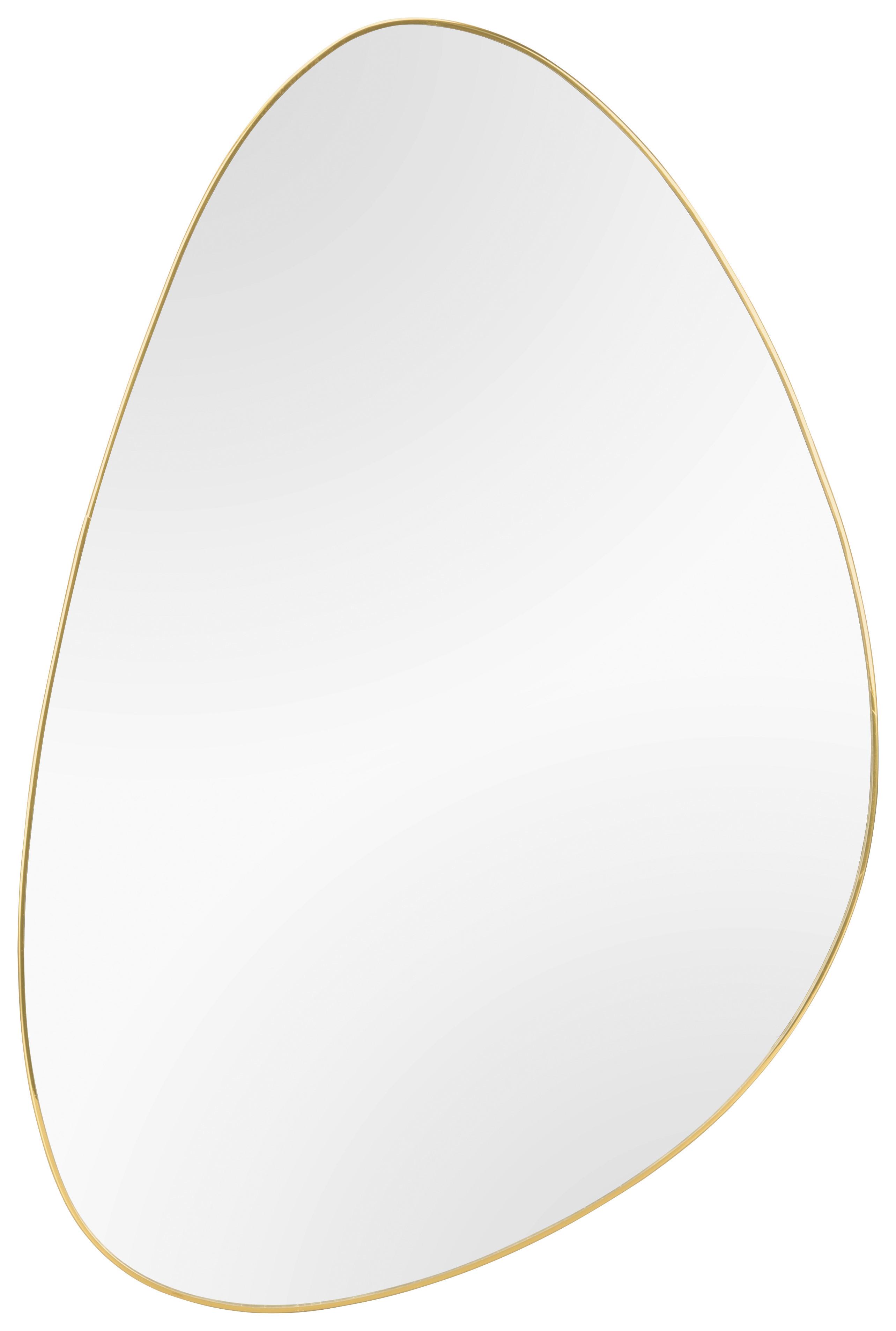 Fali Tükör Ida - aranyszínű, Modern, Üveg/fém (40/60cm) - Mömax