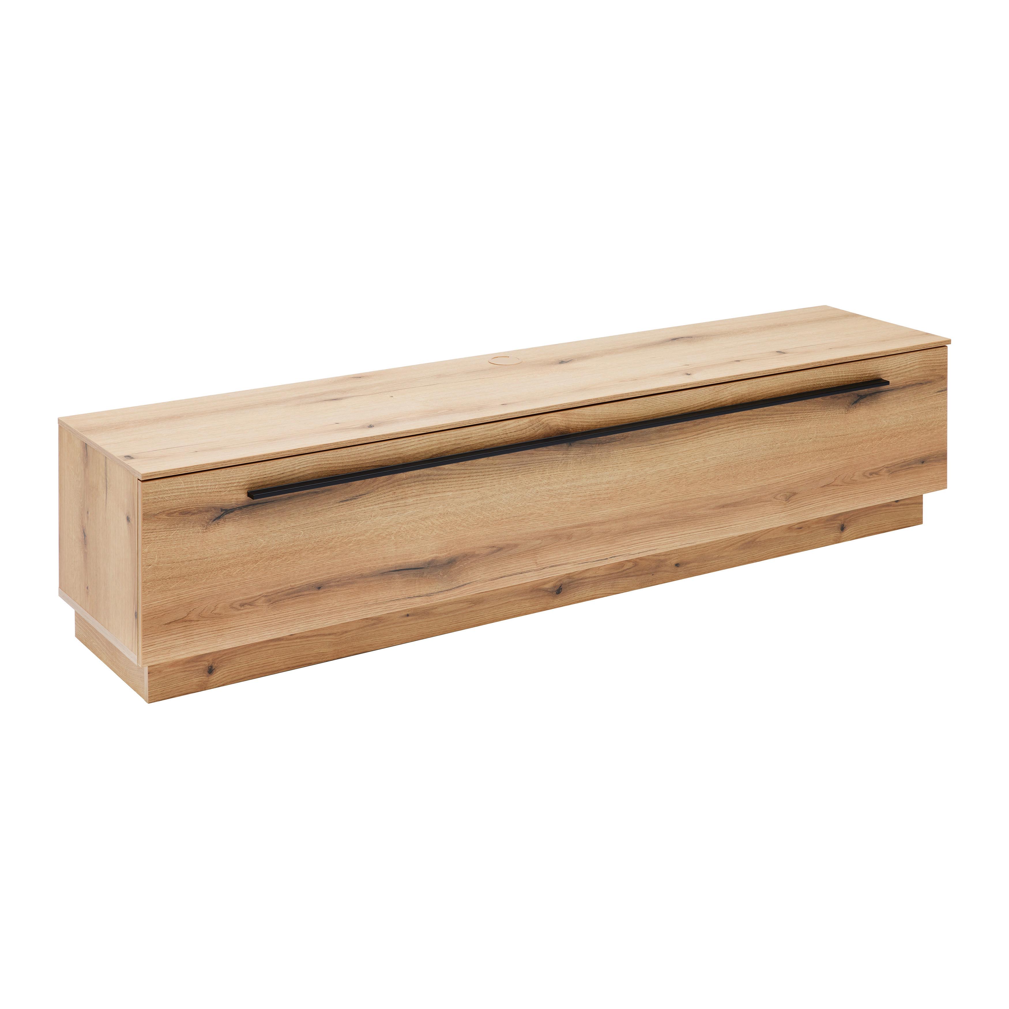 Tv Elem Mateo - Modern, műanyag/faalapú anyag (180/41/40cm) - Mömax