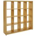 Predelna Stena Aron - aluminij/hrast, Moderno, umetna masa/leseni material (154/157/35cm)