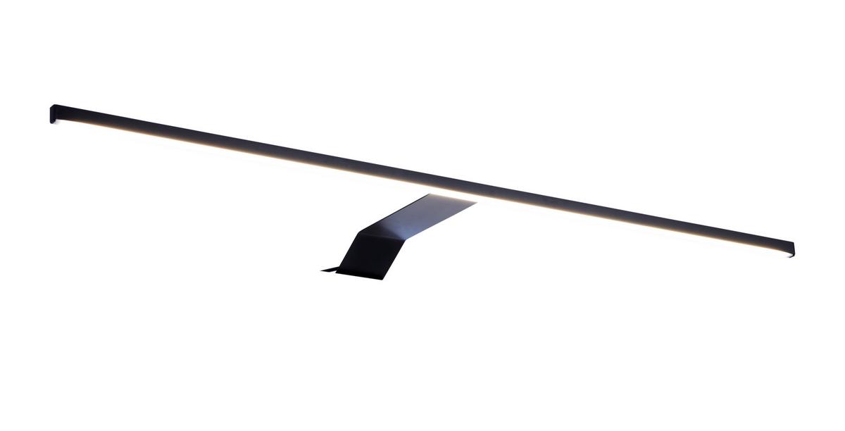 Aufbauleuchte Slimline in Schwarz max. 6 Watt - Schwarz, MODERN (60cm)
