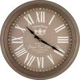 Wanduhr Michelle Braun/Weiß - Braun/Weiß, Glas/Holz (38/6cm) - MÖMAX modern living
