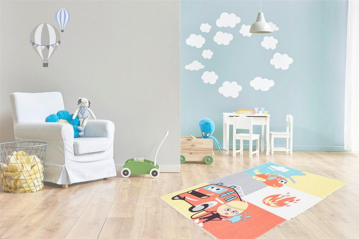 Kinderteppich Playground 400 Multi 120 X 180 - Multicolor, Basics, Textil (120/180cm) - Kayoom